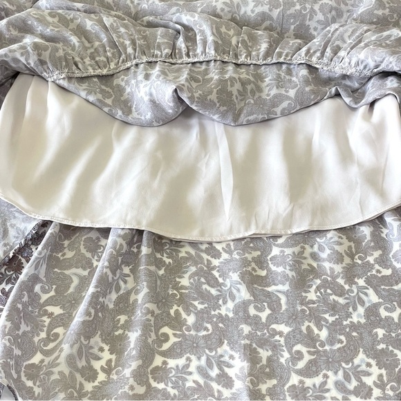 NWT Intermix Odette Tiered Ruffle Paisley Voile Midi Maxi Skirt Medium - Picture 11 of 13